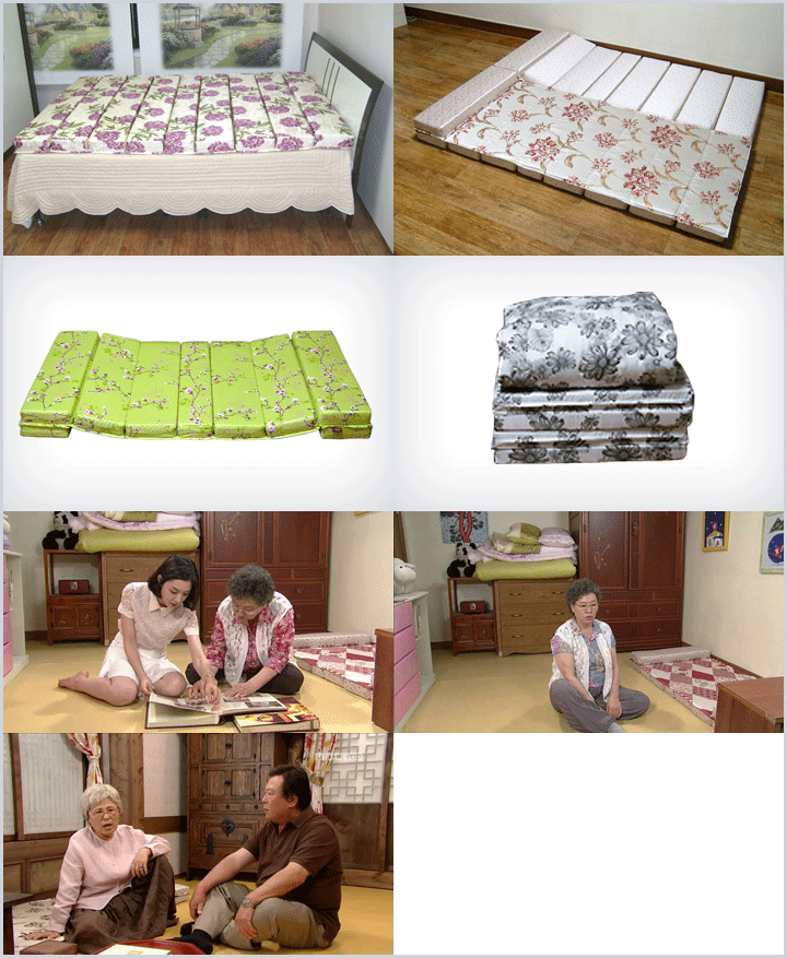 Classic scrollable mattress